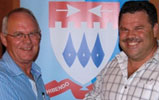 Peter Zietsman (left), Secunda branch chairman, thanking Ali for his presentation